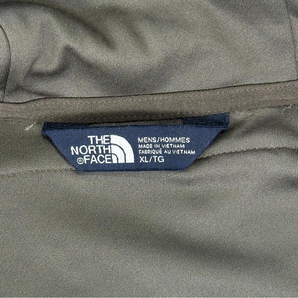 The North Face Men's Olive and Gray Puffer Jacket - Picture 11 of 14